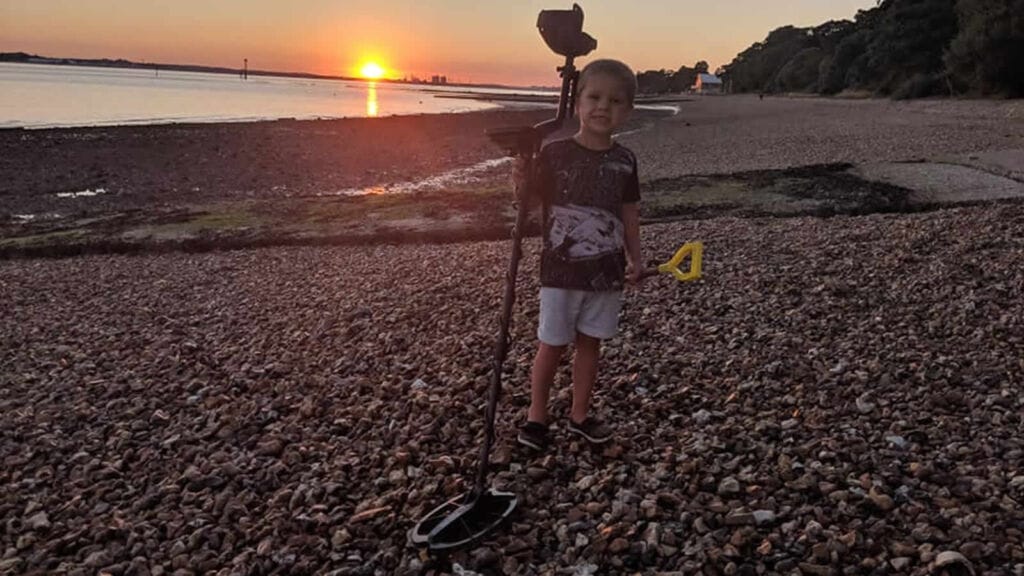 Quick beach hunt with the boy