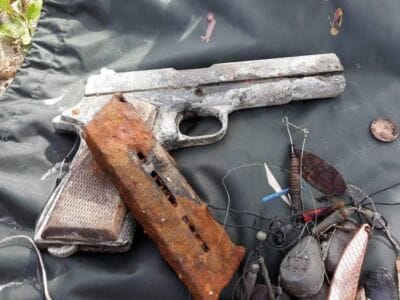 Even met Patrick Sievers in het water geweest