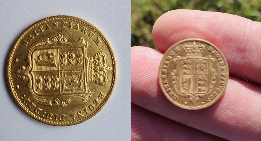 My 1st Gold Coin Today On The Anfibio