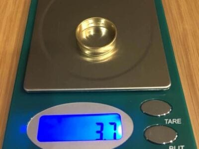 14k gold ring pulled