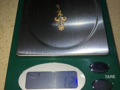 585 (14k) pendant + coins