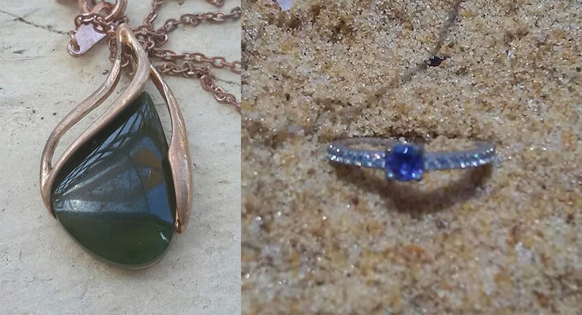 A few finds with the Simplex+ on the beach