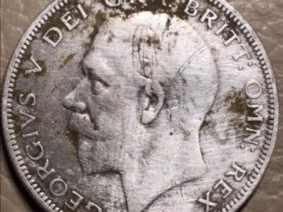 Two silver coins and others