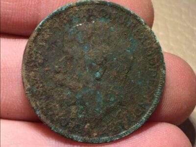 Two silver coins and others