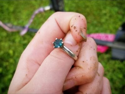 Lots of coins and a beautiful silver ring