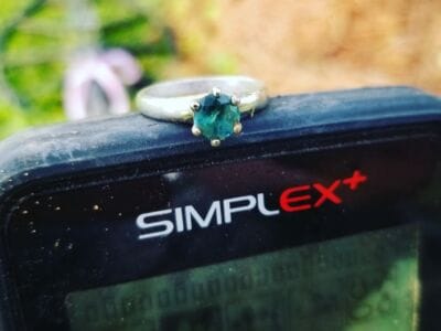 Lots of coins and a beautiful silver ring