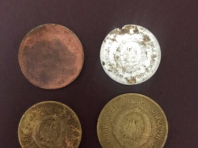 Old coins from F.P.R. of Yugoslavia