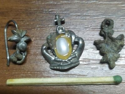 Found a dried-up lake and walked