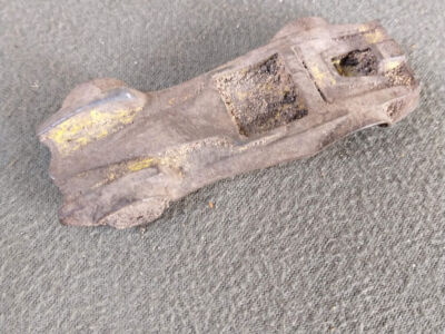 We saw icebergs today at the beach