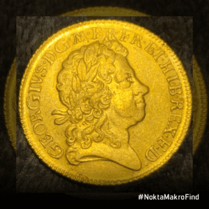 George I 1717 Guinea Fourth Head