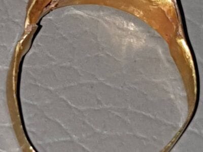 This Medieval Gold And Sapphire Ring - 3