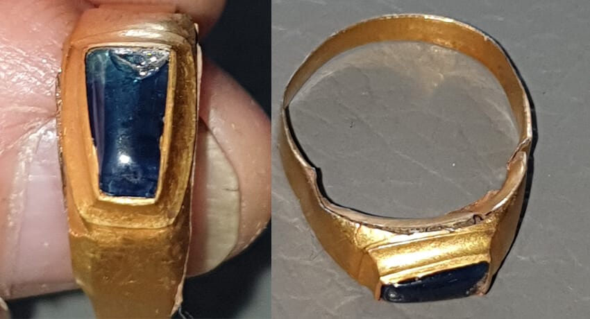 This Medieval Gold And Sapphire Ring - Cover