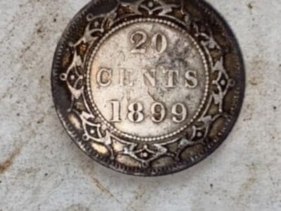 Found A 1899 Newfoundland 20 Cents - 2