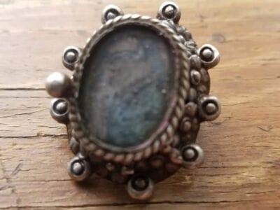 Farm Field Find Silver Compartment Ring - 1