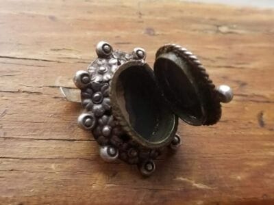 Farm Field Find Silver Compartment Ring - 3
