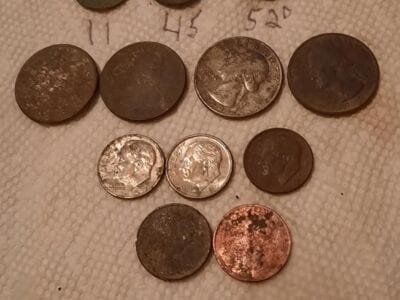 Great Hunt This Morning A Barber Dime - 2
