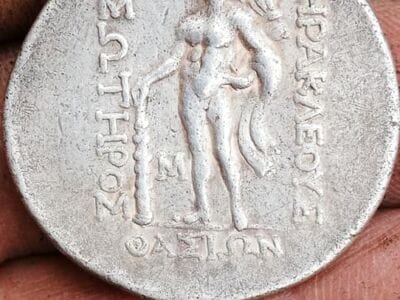 Silver Tetradrachm From Thassos - 2
