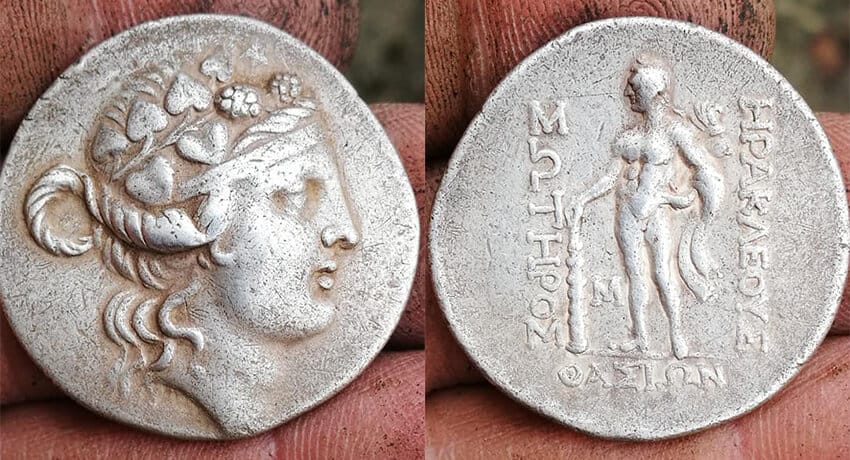 Silver Tetradrachm From Thassos - Cover