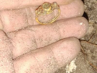 1700-1800 Century Sultanate Gold Ring Found - 2