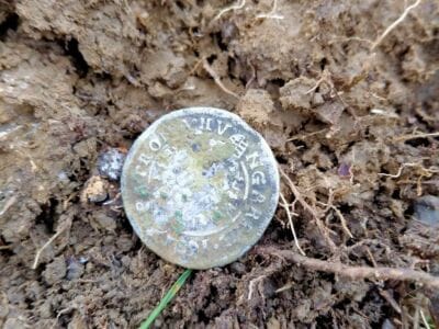 First Silver Coin With The Simplex - 2