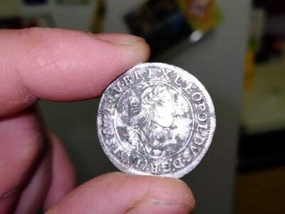 First Silver Coin With The Simplex - 3