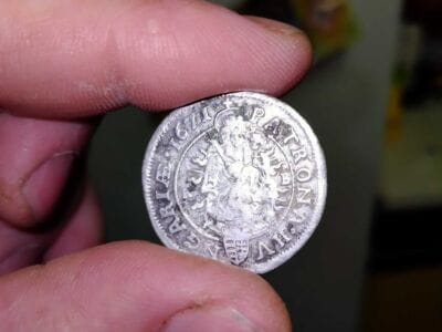 First Silver Coin With The Simplex - 4