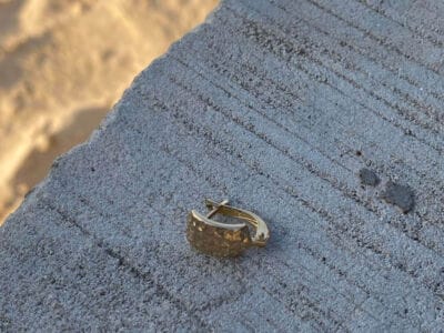 Gold Earring Found On The Beach - 2
