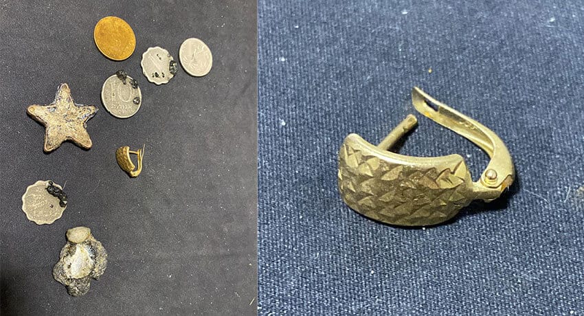 Gold Earring Found On The Beach - Cover
