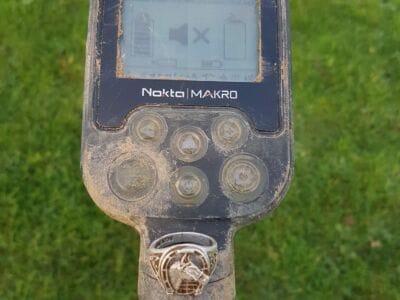 Silver Horse Shoe Ring With Simplex+ - 6