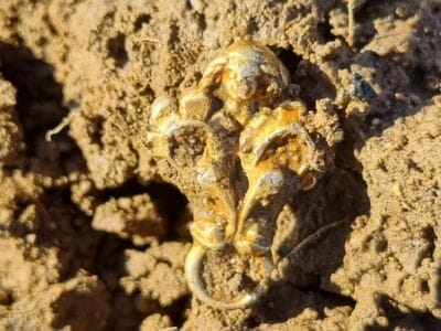 A Silver Gilt Tudor Century 1500 Pendant - 2