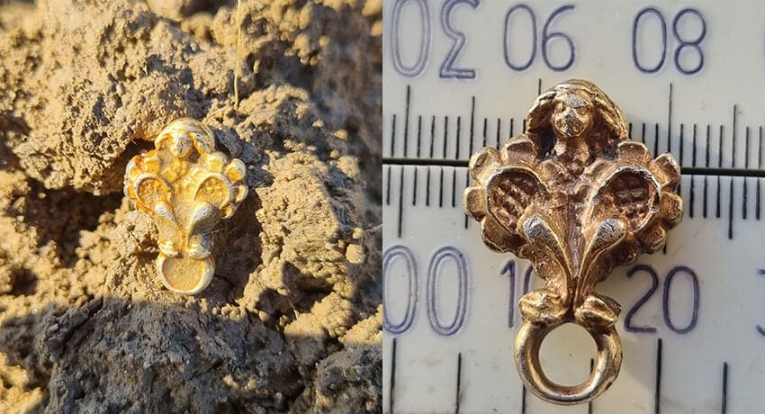 A Silver Gilt Tudor Century 1500 Pendant - Cover