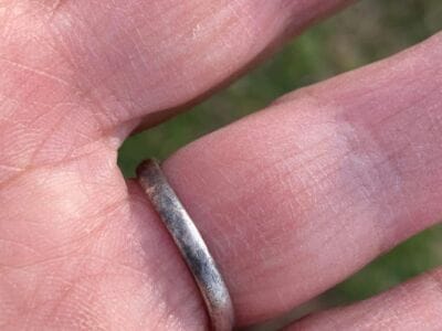 The Legend ID 44 Silver Ring With Pearl - 8