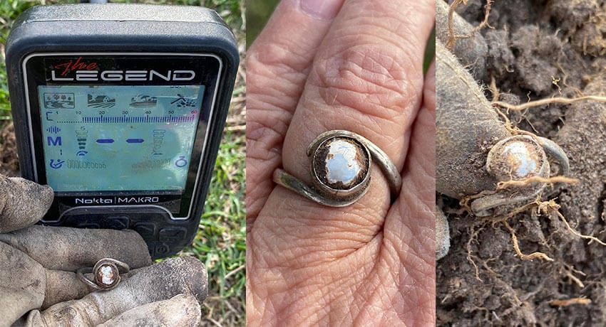 The Legend ID 44 Silver Ring With Pearl