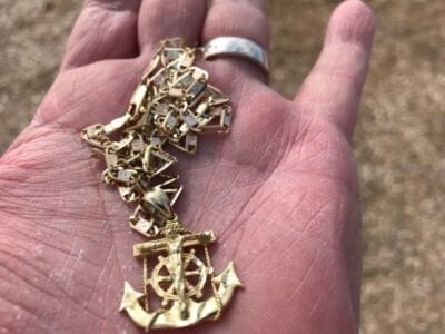 First Target Was This Gold Necklace - 1