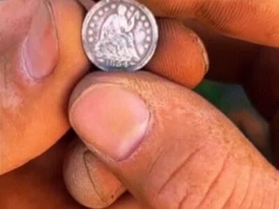 I Found 1854 Half Dime With The Legend - 2