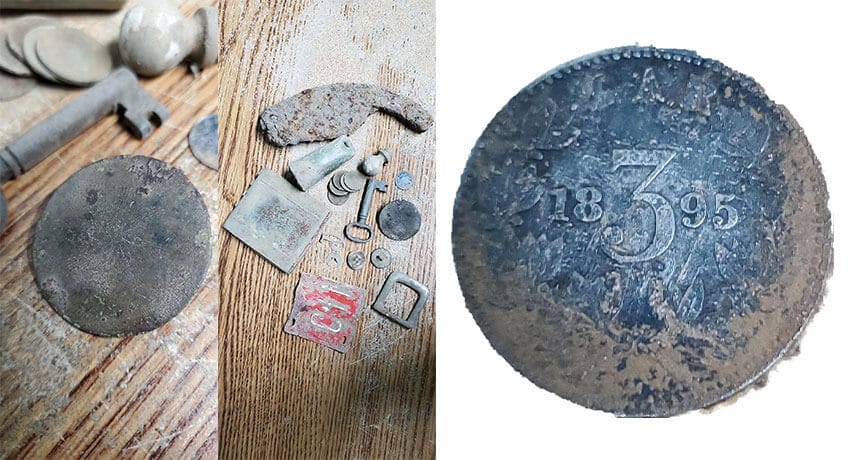 1895 South Africa 3 Pence - Cover