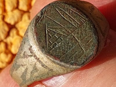 Silver Ring That Belonged To A British Soldier - 2