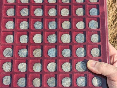 28 Coins Of Medieval Pennies Found With The Legend - 2