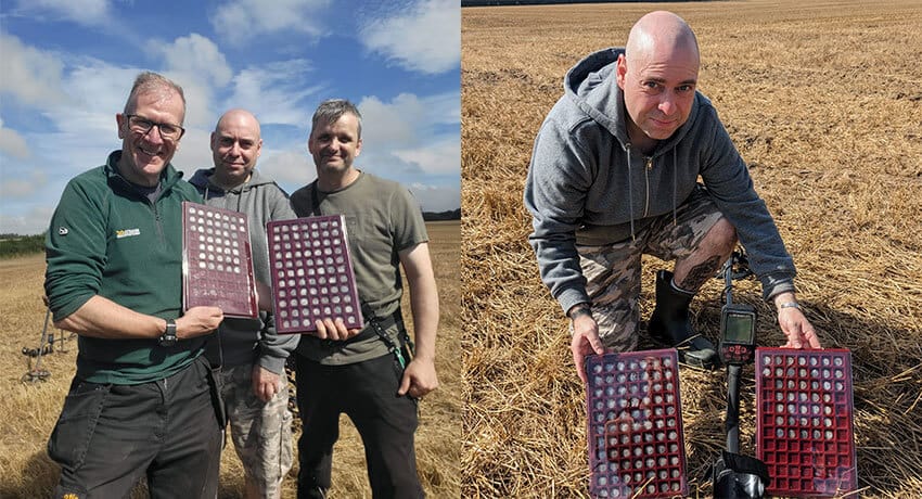 28 Coins Of Medieval Pennies Found With The Legend