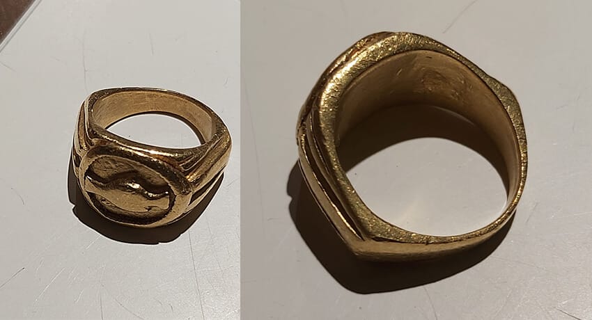 Up To My Next Golden Romanfede Ring