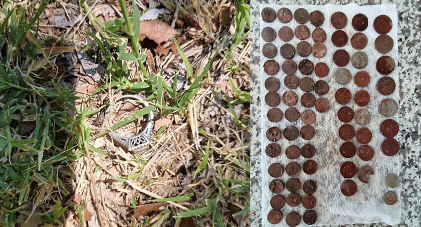 Today's Finds With The Legend Metal Detector - Cover