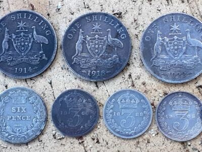 Nice Pre-Decimal English and Australian Silver Coins - 1